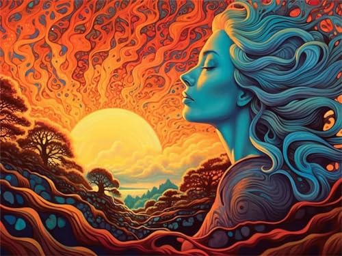 Puzzle 1000 Teile Abstrakte Natur Sonnenaufgang, 1000 Teile Challenge Puzzle für Erwachsene, Spaß puzzlespiel Premium Quality Klassisches Puzzles Puzzle 1000 Teile Abstrakte Natur Sonnenaufgang, 1000 Teile Challenge Puzzle für Erwachsene, Spaß puzzlespiel Premium Quality Klassisches Puzzles von Muaor
