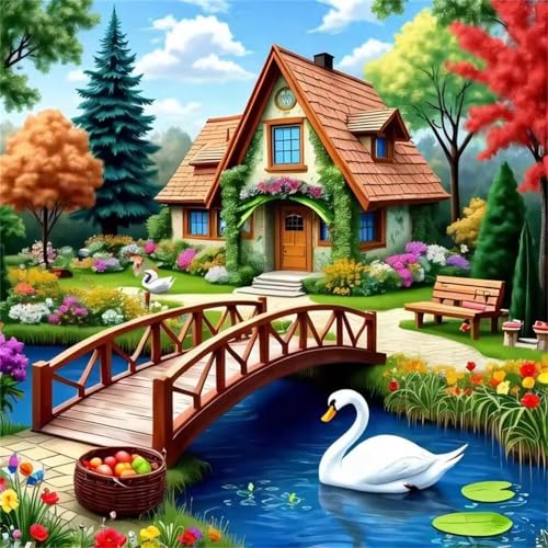 Puzzle 1000 Teile Erwachsene, EIN Herausforderndes Rätsel, Puzzlespiele für Die Ganze Familie, 1000 Puzzle Geschenke für Frauen und Männer, Thema:Baumhaus Schwan Puzzle 1000 Teile Erwachsene, EIN Herausforderndes Rätsel, Puzzlespiele für Die Ganze Familie, 1000 Puzzle Geschenke für Frauen und Männer, Thema:Baumhaus Schwan von Muaor