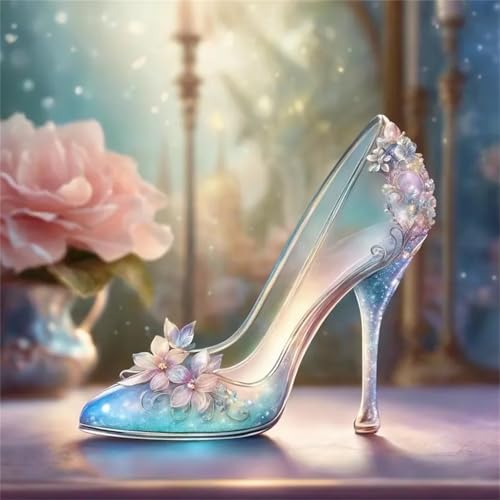 Puzzle 1000 Teile Erwachsene, EIN Herausforderndes Rätsel, Puzzlespiele für Die Ganze Familie, 1000 Puzzle Geschenke für Frauen und Männer, Thema:Crystal Schuhe von Muaor