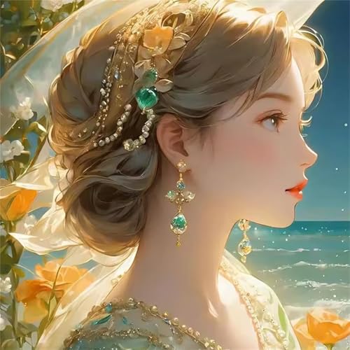 Puzzle 1000 Teile Erwachsene, EIN Herausforderndes Rätsel, Puzzlespiele für Die Ganze Familie, 1000 Puzzle Geschenke für Frauen und Männer, Thema:Hofmädchen Meer von Muaor