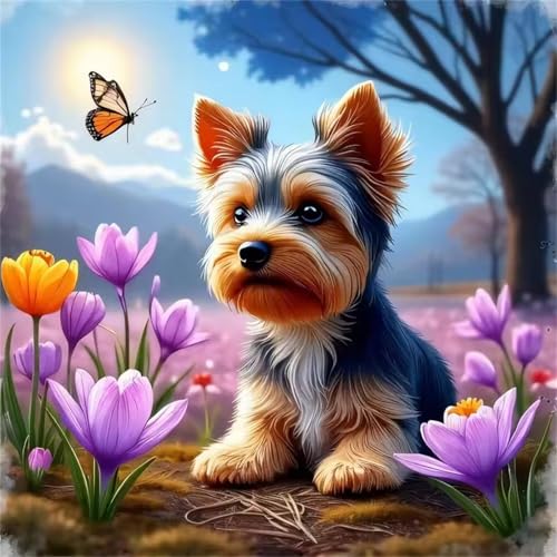Puzzle 1000 Teile Erwachsene, EIN Herausforderndes Rätsel, Puzzlespiele für Die Ganze Familie, 1000 Puzzle Geschenke für Frauen und Männer, Thema:Hund Herbstszenerie von Muaor