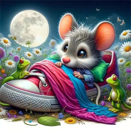 Puzzle 1000 Teile Erwachsene, EIN Herausforderndes Rätsel, Puzzlespiele für Die Ganze Familie, 1000 Puzzle Geschenke für Frauen und Männer, Thema:Mondschuh Maus Puzzle 1000 Teile Erwachsene, EIN Herausforderndes Rätsel, Puzzlespiele für Die Ganze Familie, 1000 Puzzle Geschenke für Frauen und Männer, Thema:Mondschuh Maus von Muaor