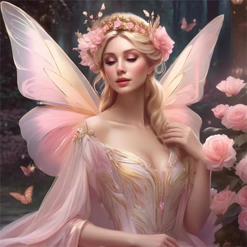 Puzzle 1000 Teile Erwachsene, EIN Herausforderndes Rätsel, Puzzlespiele für Die Ganze Familie, 1000 Puzzle Geschenke für Frauen und Männer, Thema:Rosa Rose Fee von Muaor