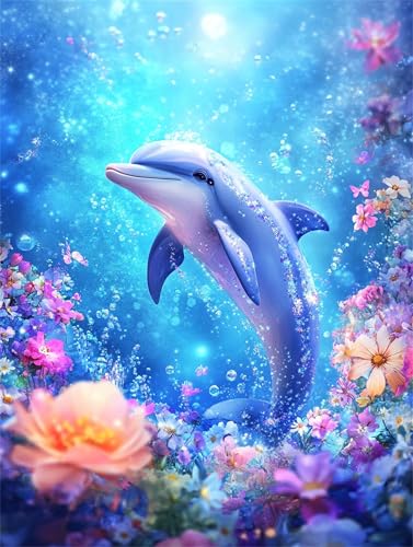 Puzzle 1000 Teile für Erwachsene Cartoon Glitzer Delfin, Unmöglich Schwer Schwierig Herausfordernd Puzzles, Geschicklichkeitsspiel für die ganze Familie Puzzle 1000 Teile für Erwachsene Cartoon Glitzer Delfin, Unmöglich Schwer Schwierig Herausfordernd Puzzles, Geschicklichkeitsspiel für die ganze Familie von Muaor