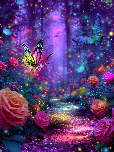 Puzzle 1000 Teile für Erwachsene Fairyland Woods Rose, Unmöglich Schwer Schwierig Herausfordernd Puzzles, Geschicklichkeitsspiel für die ganze Familie Puzzle 1000 Teile für Erwachsene Fairyland Woods Rose, Unmöglich Schwer Schwierig Herausfordernd Puzzles, Geschicklichkeitsspiel für die ganze Familie von Muaor