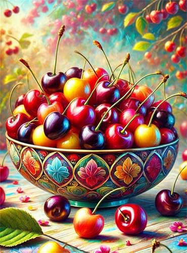 Puzzle 1000 Teile für Erwachsene Lebensmittel Obstkirschen, Unmöglich Schwer Schwierig Herausfordernd Puzzles, Geschicklichkeitsspiel für die ganze Familie Puzzle 1000 Teile für Erwachsene Lebensmittel Obstkirschen, Unmöglich Schwer Schwierig Herausfordernd Puzzles, Geschicklichkeitsspiel für die ganze Familie von Muaor