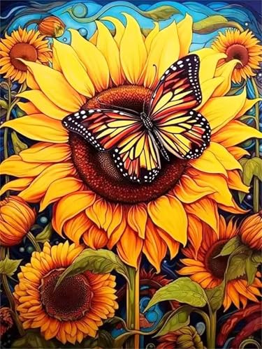 Puzzle 1000 Teile für Erwachsene Sonnenblume Schmetterling, Unmöglich Schwer Schwierig Herausfordernd Puzzles, Geschicklichkeitsspiel für die ganze Familie Puzzle 1000 Teile für Erwachsene Sonnenblume Schmetterling, Unmöglich Schwer Schwierig Herausfordernd Puzzles, Geschicklichkeitsspiel für die ganze Familie von Muaor