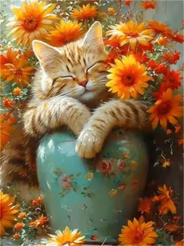 Puzzle 1000 Teile für Erwachsene Sunshine Orange Katze, Unmöglich Schwer Schwierig Herausfordernd Puzzles, Geschicklichkeitsspiel für die ganze Familie Puzzle 1000 Teile für Erwachsene Sunshine Orange Katze, Unmöglich Schwer Schwierig Herausfordernd Puzzles, Geschicklichkeitsspiel für die ganze Familie von Muaor