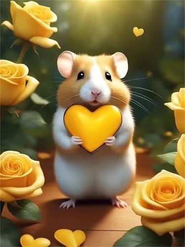 Puzzle 120 Teile Gelber Rosenhamster, 120 Teile Challenge Puzzle für Erwachsene, Spaß puzzlespiel Premium Quality Klassisches Puzzles Puzzle 120 Teile Gelber Rosenhamster, 120 Teile Challenge Puzzle für Erwachsene, Spaß puzzlespiel Premium Quality Klassisches Puzzles von Muaor