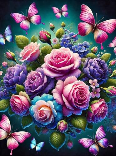 Puzzle 120 Teile Lila Rosenstrauß, 120 Teile Challenge Puzzle für Erwachsene, Spaß puzzlespiel Premium Quality Klassisches Puzzles Puzzle 120 Teile Lila Rosenstrauß, 120 Teile Challenge Puzzle für Erwachsene, Spaß puzzlespiel Premium Quality Klassisches Puzzles von Muaor