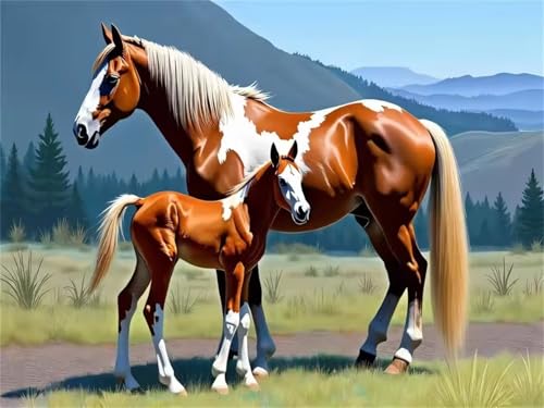 Puzzle 120 Teile für Erwachsene Braunes Pferd, Unmöglich Schwer Schwierig Herausfordernd Puzzles, Geschicklichkeitsspiel für die ganze Familie Puzzle 120 Teile für Erwachsene Braunes Pferd, Unmöglich Schwer Schwierig Herausfordernd Puzzles, Geschicklichkeitsspiel für die ganze Familie von Muaor