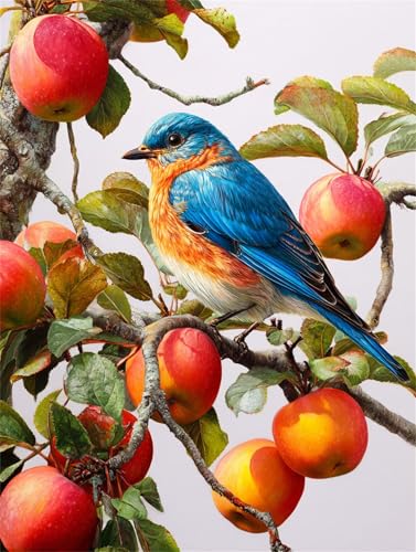 Puzzle 120 Teile für Erwachsene Obstzweig Vögel, Unmöglich Schwer Schwierig Herausfordernd Puzzles, Geschicklichkeitsspiel für die ganze Familie Puzzle 120 Teile für Erwachsene Obstzweig Vögel, Unmöglich Schwer Schwierig Herausfordernd Puzzles, Geschicklichkeitsspiel für die ganze Familie von Muaor