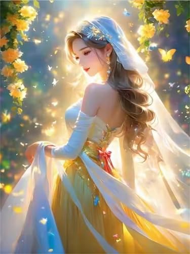 Puzzle 120 Teile für Erwachsene Rose Kleid Mädchen, Unmöglich Schwer Schwierig Herausfordernd Puzzles, Geschicklichkeitsspiel für die ganze Familie von Muaor