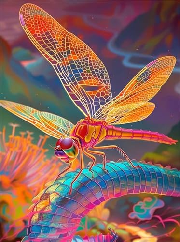 Puzzle 1200 Teile für Erwachsene Bunte Libelle, Unmöglich Schwer Schwierig Herausfordernd Puzzles, Geschicklichkeitsspiel für die ganze Familie Puzzle 1200 Teile für Erwachsene Bunte Libelle, Unmöglich Schwer Schwierig Herausfordernd Puzzles, Geschicklichkeitsspiel für die ganze Familie von Muaor