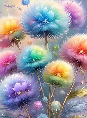 Puzzle 1200 Teile für Erwachsene Flauschiger bunter Löwenzahn, Unmöglich Schwer Schwierig Herausfordernd Puzzles, Geschicklichkeitsspiel für die ganze Familie Puzzle 1200 Teile für Erwachsene Flauschiger bunter Löwenzahn, Unmöglich Schwer Schwierig Herausfordernd Puzzles, Geschicklichkeitsspiel für die ganze Familie von Muaor