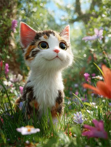 Puzzle 1200 Teile für Erwachsene Grüne Rasenkatze, Unmöglich Schwer Schwierig Herausfordernd Puzzles, Geschicklichkeitsspiel für die ganze Familie Puzzle 1200 Teile für Erwachsene Grüne Rasenkatze, Unmöglich Schwer Schwierig Herausfordernd Puzzles, Geschicklichkeitsspiel für die ganze Familie von Muaor