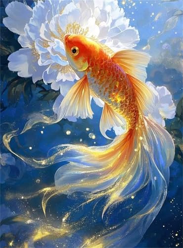 Puzzle 1200 Teile für Erwachsene Weiße Pfingstrose Koi, Unmöglich Schwer Schwierig Herausfordernd Puzzles, Geschicklichkeitsspiel für die ganze Familie Puzzle 1200 Teile für Erwachsene Weiße Pfingstrose Koi, Unmöglich Schwer Schwierig Herausfordernd Puzzles, Geschicklichkeitsspiel für die ganze Familie von Muaor