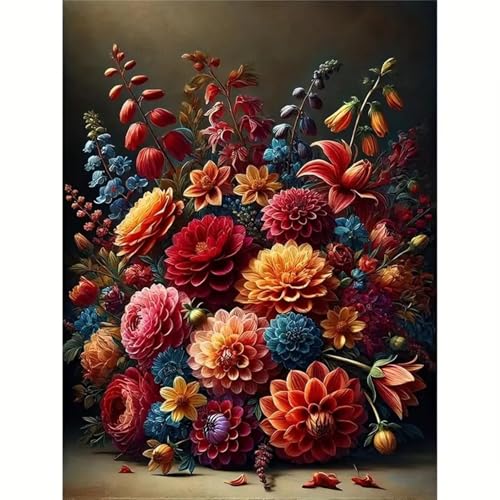 Puzzle 1500 Teile Lebendige Blumen, 1500 Teile Challenge Puzzle für Erwachsene, Spaß puzzlespiel Premium Quality Klassisches Puzzles von Muaor