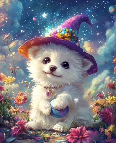 Puzzle 1500 Teile Magischer Hut Hund, 1500 Teile Challenge Puzzle für Erwachsene, Spaß puzzlespiel Premium Quality Klassisches Puzzles Puzzle 1500 Teile Magischer Hut Hund, 1500 Teile Challenge Puzzle für Erwachsene, Spaß puzzlespiel Premium Quality Klassisches Puzzles von Muaor