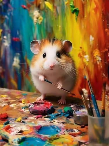Puzzle 1500 Teile für Erwachsene Malen von Tieren Hamstern, Unmöglich Schwer Schwierig Herausfordernd Puzzles, Geschicklichkeitsspiel für die ganze Familie Puzzle 1500 Teile für Erwachsene Malen von Tieren Hamstern, Unmöglich Schwer Schwierig Herausfordernd Puzzles, Geschicklichkeitsspiel für die ganze Familie von Muaor