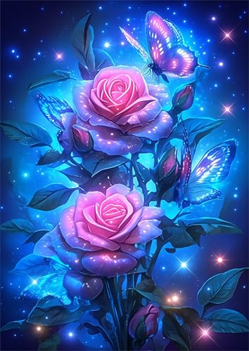Puzzle 1500 Teile für Erwachsene Rosen-Schmetterling, Unmöglich Schwer Schwierig Herausfordernd Puzzles, Geschicklichkeitsspiel für die ganze Familie Puzzle 1500 Teile für Erwachsene Rosen-Schmetterling, Unmöglich Schwer Schwierig Herausfordernd Puzzles, Geschicklichkeitsspiel für die ganze Familie von Muaor