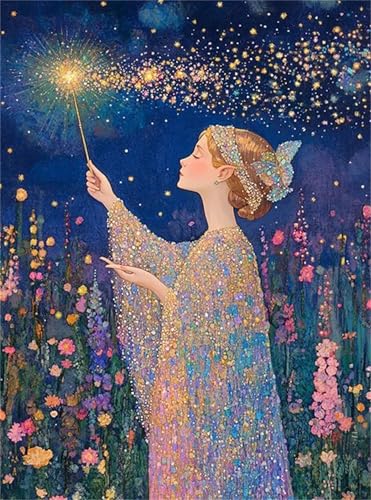 Puzzle 1500 Teile für Erwachsene Sternennacht Fee, Unmöglich Schwer Schwierig Herausfordernd Puzzles, Geschicklichkeitsspiel für die ganze Familie Puzzle 1500 Teile für Erwachsene Sternennacht Fee, Unmöglich Schwer Schwierig Herausfordernd Puzzles, Geschicklichkeitsspiel für die ganze Familie von Muaor