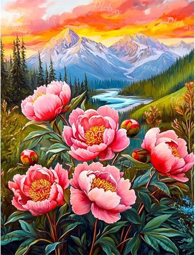 Puzzle 1500 Teile für Erwachsene Valley Stream Pfingstrose, Unmöglich Schwer Schwierig Herausfordernd Puzzles, Geschicklichkeitsspiel für die ganze Familie Puzzle 1500 Teile für Erwachsene Valley Stream Pfingstrose, Unmöglich Schwer Schwierig Herausfordernd Puzzles, Geschicklichkeitsspiel für die ganze Familie von Muaor