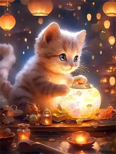 Puzzle 1500 Teile für Erwachsene Wohlhabende Nachtkatze, Unmöglich Schwer Schwierig Herausfordernd Puzzles, Geschicklichkeitsspiel für die ganze Familie von Muaor