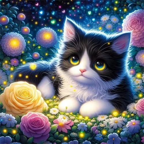 Puzzle 200 Teile Erwachsene, EIN Herausforderndes Rätsel, Puzzlespiele für Die Ganze Familie, 200 Puzzle Geschenke für Frauen und Männer, Thema:Glühwürmchen Blume Katze Puzzle 200 Teile Erwachsene, EIN Herausforderndes Rätsel, Puzzlespiele für Die Ganze Familie, 200 Puzzle Geschenke für Frauen und Männer, Thema:Glühwürmchen Blume Katze von Muaor