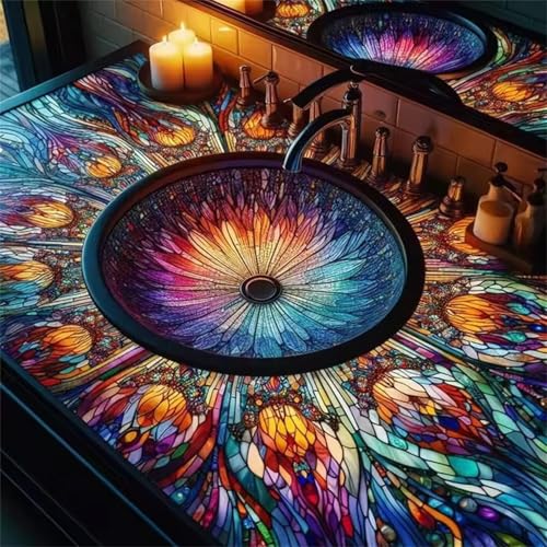 Puzzle 200 Teile Erwachsene, EIN Herausforderndes Rätsel, Puzzlespiele für Die Ganze Familie, 200 Puzzle Geschenke für Frauen und Männer, Thema:Künstlerisches Waschbecken Puzzle 200 Teile Erwachsene, EIN Herausforderndes Rätsel, Puzzlespiele für Die Ganze Familie, 200 Puzzle Geschenke für Frauen und Männer, Thema:Künstlerisches Waschbecken von Muaor