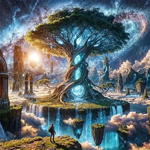 Puzzle 200 Teile Erwachsene, EIN Herausforderndes Rätsel, Puzzlespiele für Die Ganze Familie, 200 Puzzle Geschenke für Frauen und Männer, Thema:Magischer kosmischer Baum Puzzle 200 Teile Erwachsene, EIN Herausforderndes Rätsel, Puzzlespiele für Die Ganze Familie, 200 Puzzle Geschenke für Frauen und Männer, Thema:Magischer kosmischer Baum von Muaor