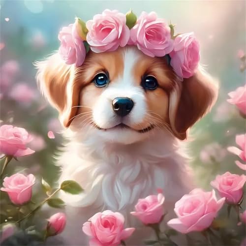 Puzzle 200 Teile Erwachsene, EIN Herausforderndes Rätsel, Puzzlespiele für Die Ganze Familie, 200 Puzzle Geschenke für Frauen und Männer, Thema:Rosenhund von Muaor