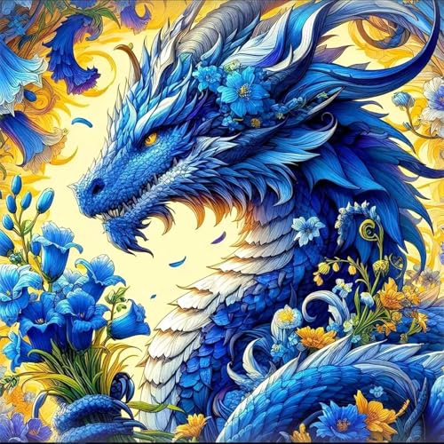 Puzzle 200 Teile Erwachsene, EIN Herausforderndes Rätsel, Puzzlespiele für Die Ganze Familie, 200 Puzzle Geschenke für Frauen und Männer, Thema:Tier Blauer Drache Puzzle 200 Teile Erwachsene, EIN Herausforderndes Rätsel, Puzzlespiele für Die Ganze Familie, 200 Puzzle Geschenke für Frauen und Männer, Thema:Tier Blauer Drache von Muaor