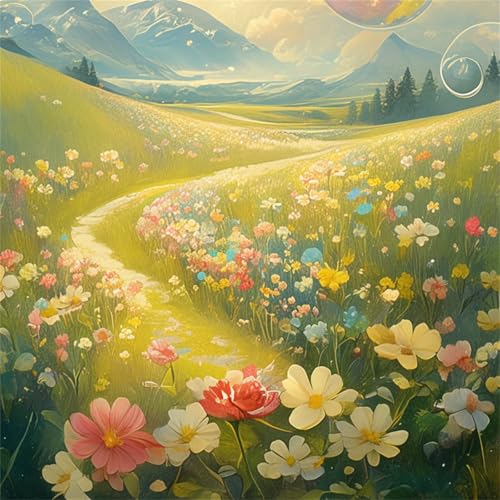 Puzzle 200 Teile Erwachsene, EIN Herausforderndes Rätsel, Puzzlespiele für Die Ganze Familie, 200 Puzzle Geschenke für Frauen und Männer, Thema:Wiese Bergblumen Puzzle 200 Teile Erwachsene, EIN Herausforderndes Rätsel, Puzzlespiele für Die Ganze Familie, 200 Puzzle Geschenke für Frauen und Männer, Thema:Wiese Bergblumen von Muaor