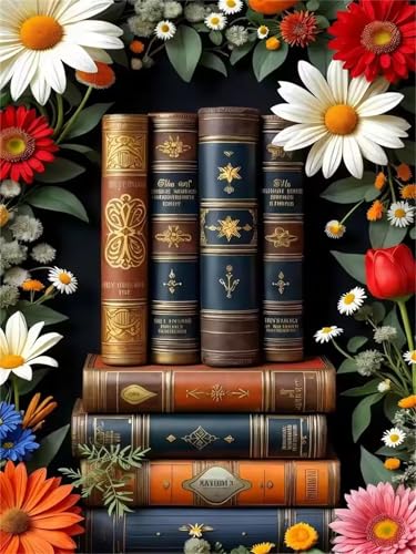 Puzzle 200 Teile für Erwachsene Blumen Retro Buch, Unmöglich Schwer Schwierig Herausfordernd Puzzles, Geschicklichkeitsspiel für die ganze Familie Puzzle 200 Teile für Erwachsene Blumen Retro Buch, Unmöglich Schwer Schwierig Herausfordernd Puzzles, Geschicklichkeitsspiel für die ganze Familie von Muaor