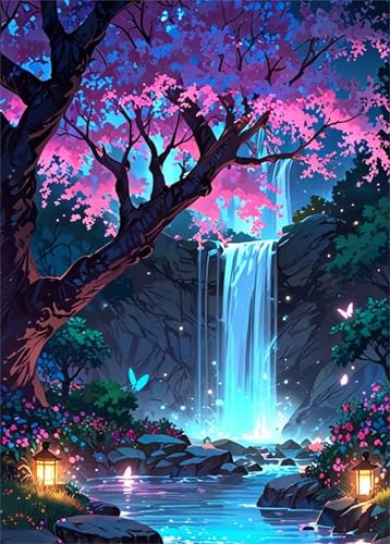Puzzle 200 Teile für Erwachsene Wasserfall Bach Bäume, Unmöglich Schwer Schwierig Herausfordernd Puzzles, Geschicklichkeitsspiel für die ganze Familie Puzzle 200 Teile für Erwachsene Wasserfall Bach Bäume, Unmöglich Schwer Schwierig Herausfordernd Puzzles, Geschicklichkeitsspiel für die ganze Familie von Muaor
