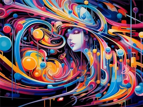 Puzzle 2000 Teile Abstrakte Graffiti-Schönheit, 2000 Teile Challenge Puzzle für Erwachsene, Spaß puzzlespiel Premium Quality Klassisches Puzzles Puzzle 2000 Teile Abstrakte Graffiti-Schönheit, 2000 Teile Challenge Puzzle für Erwachsene, Spaß puzzlespiel Premium Quality Klassisches Puzzles von Muaor