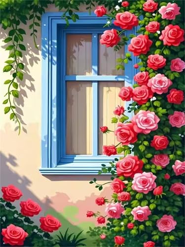 Puzzle 2000 Teile Sonnenlicht Rosengarten, 2000 Teile Challenge Puzzle für Erwachsene, Spaß puzzlespiel Premium Quality Klassisches Puzzles von Muaor
