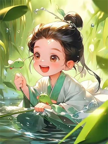 Puzzle 2000 Teile für Erwachsene Karikatur Sonniges Mädchen, Unmöglich Schwer Schwierig Herausfordernd Puzzles, Geschicklichkeitsspiel für die ganze Familie von Muaor