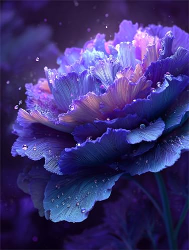 Puzzle 2000 Teile für Erwachsene Lila Blume Tautropfen, Unmöglich Schwer Schwierig Herausfordernd Puzzles, Geschicklichkeitsspiel für die ganze Familie Puzzle 2000 Teile für Erwachsene Lila Blume Tautropfen, Unmöglich Schwer Schwierig Herausfordernd Puzzles, Geschicklichkeitsspiel für die ganze Familie von Muaor