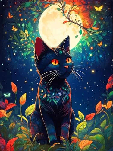 Puzzle 2000 Teile für Erwachsene Mond Weed Katze, Unmöglich Schwer Schwierig Herausfordernd Puzzles, Geschicklichkeitsspiel für die ganze Familie Puzzle 2000 Teile für Erwachsene Mond Weed Katze, Unmöglich Schwer Schwierig Herausfordernd Puzzles, Geschicklichkeitsspiel für die ganze Familie von Muaor