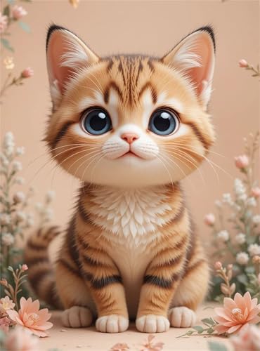 Puzzle 2000 Teile für Erwachsene Orange getigerte Katze, Unmöglich Schwer Schwierig Herausfordernd Puzzles, Geschicklichkeitsspiel für die ganze Familie Puzzle 2000 Teile für Erwachsene Orange getigerte Katze, Unmöglich Schwer Schwierig Herausfordernd Puzzles, Geschicklichkeitsspiel für die ganze Familie von Muaor