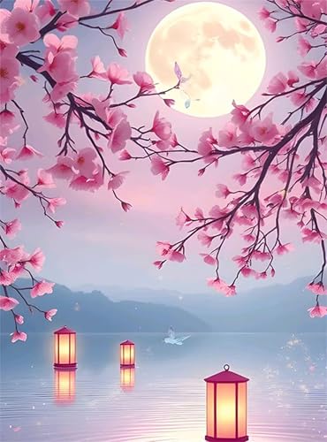 Puzzle 2000 Teile für Erwachsene Pink Branch See, Unmöglich Schwer Schwierig Herausfordernd Puzzles, Geschicklichkeitsspiel für die ganze Familie Puzzle 2000 Teile für Erwachsene Pink Branch See, Unmöglich Schwer Schwierig Herausfordernd Puzzles, Geschicklichkeitsspiel für die ganze Familie von Muaor