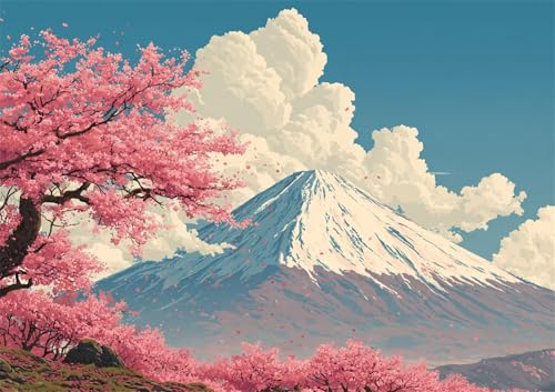 Puzzle 2000 Teile für Erwachsene Wolkenberg-Baum, Unmöglich Schwer Schwierig Herausfordernd Puzzles, Geschicklichkeitsspiel für die ganze Familie von Muaor