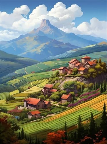 Puzzle 2000 Teile für Erwachsene Wolkenberg-Dorf, Unmöglich Schwer Schwierig Herausfordernd Puzzles, Geschicklichkeitsspiel für die ganze Familie Puzzle 2000 Teile für Erwachsene Wolkenberg-Dorf, Unmöglich Schwer Schwierig Herausfordernd Puzzles, Geschicklichkeitsspiel für die ganze Familie von Muaor