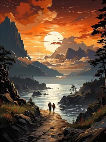 Puzzle 30 Teile Berge Meer Wolken, 30 Teile Challenge Puzzle für Erwachsene, Spaß puzzlespiel Premium Quality Klassisches Puzzles Puzzle 30 Teile Berge Meer Wolken, 30 Teile Challenge Puzzle für Erwachsene, Spaß puzzlespiel Premium Quality Klassisches Puzzles von Muaor