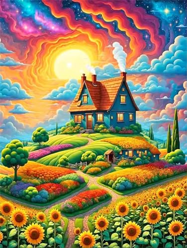 Puzzle 30 Teile Verträumte Himmelsfelder, 30 Teile Challenge Puzzle für Erwachsene, Spaß puzzlespiel Premium Quality Klassisches Puzzles Puzzle 30 Teile Verträumte Himmelsfelder, 30 Teile Challenge Puzzle für Erwachsene, Spaß puzzlespiel Premium Quality Klassisches Puzzles von Muaor