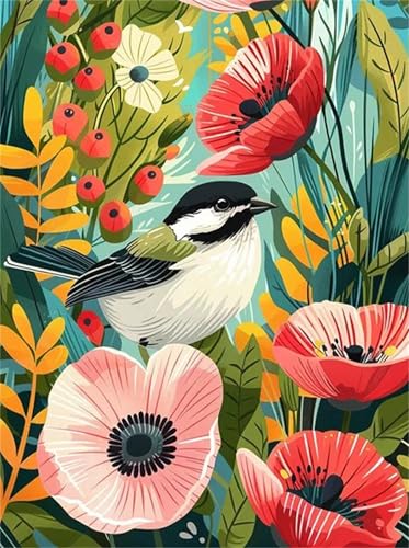 Puzzle 30 Teile für Erwachsene Bunte Blumen Vögel, Unmöglich Schwer Schwierig Herausfordernd Puzzles, Geschicklichkeitsspiel für die ganze Familie Puzzle 30 Teile für Erwachsene Bunte Blumen Vögel, Unmöglich Schwer Schwierig Herausfordernd Puzzles, Geschicklichkeitsspiel für die ganze Familie von Muaor