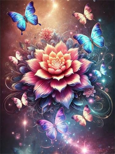 Puzzle 30 Teile für Erwachsene Retro Blumen, Unmöglich Schwer Schwierig Herausfordernd Puzzles, Geschicklichkeitsspiel für die ganze Familie von Muaor