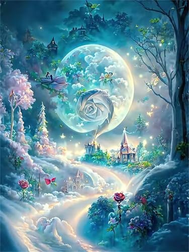 Puzzle 300 Teile Weißes Wunderland Schloss, 300 Teile Challenge Puzzle für Erwachsene, Spaß puzzlespiel Premium Quality Klassisches Puzzles von Muaor